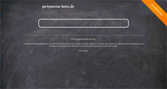 Desktop Screenshot of partyservice-heinz.de