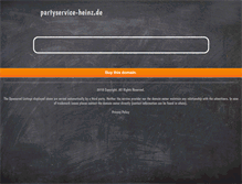 Tablet Screenshot of partyservice-heinz.de